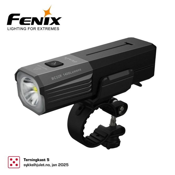 Hovedbilde Fenix sykellykt BC22R 1400LM