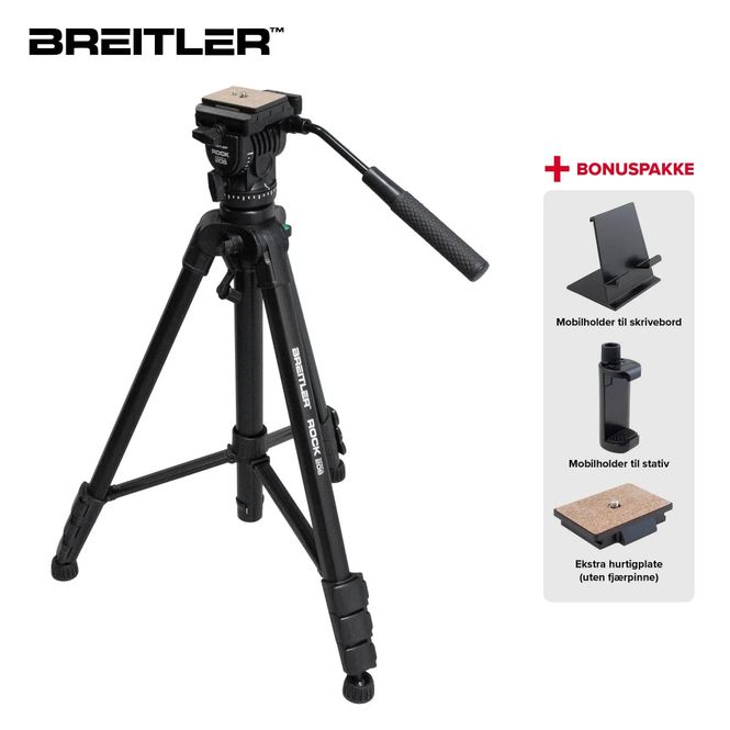 Hovedbilde Breitler rock 163 stativ aluminium tripod