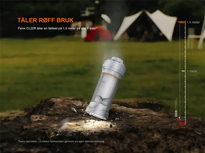 Fenix CL22R campinglykt grønn