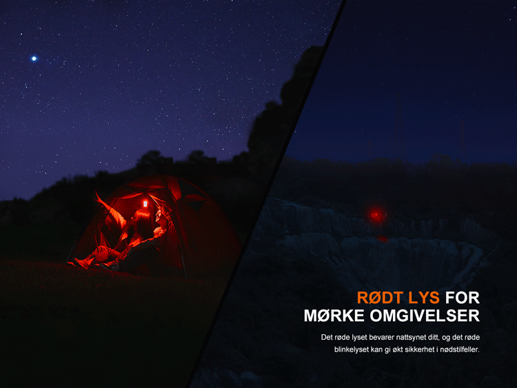 Fenix CL22R campinglykt hvit