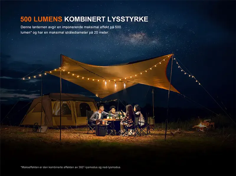 Fenix CL22R campinglykt hvit