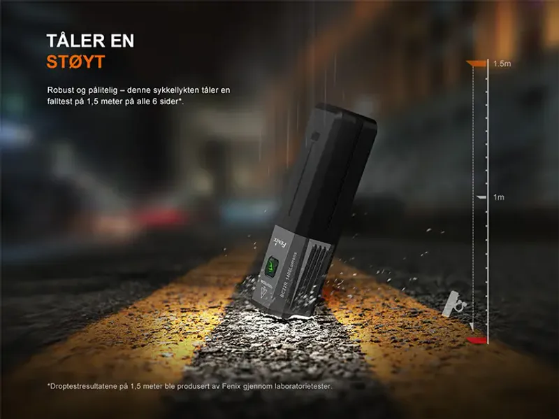 Fenix sykellykt BC22R 1400LM